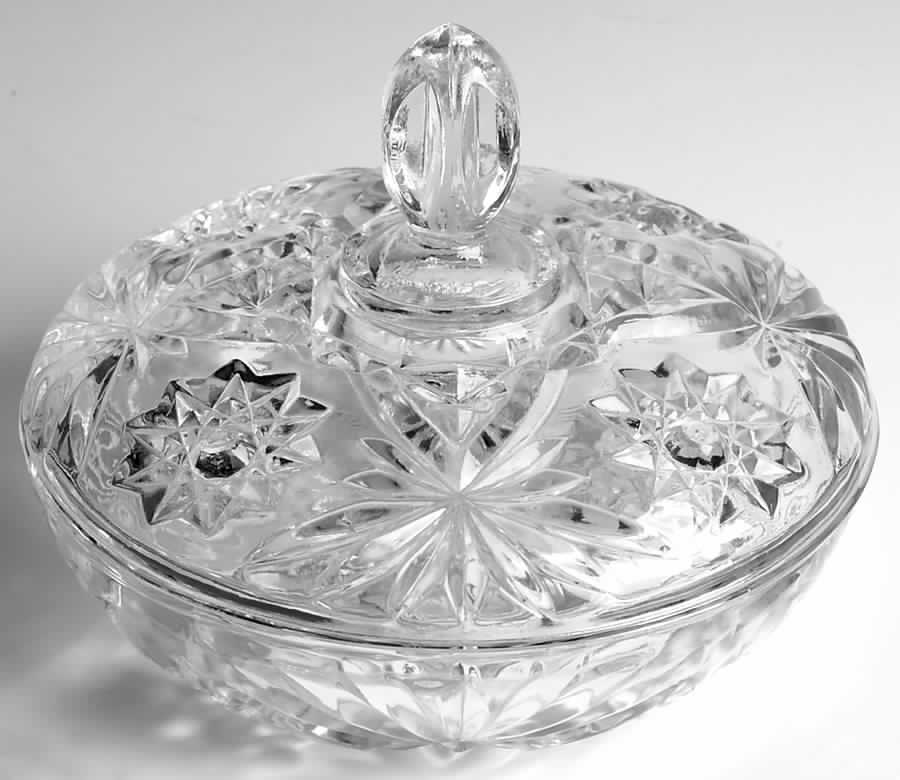 Prescut Clear Candy Box & Lid by Anchor Hocking-1