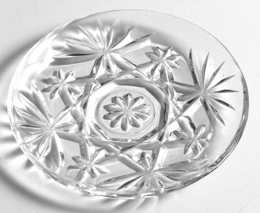 Prescut Clear Saucer Only by Anchor Hocking-1