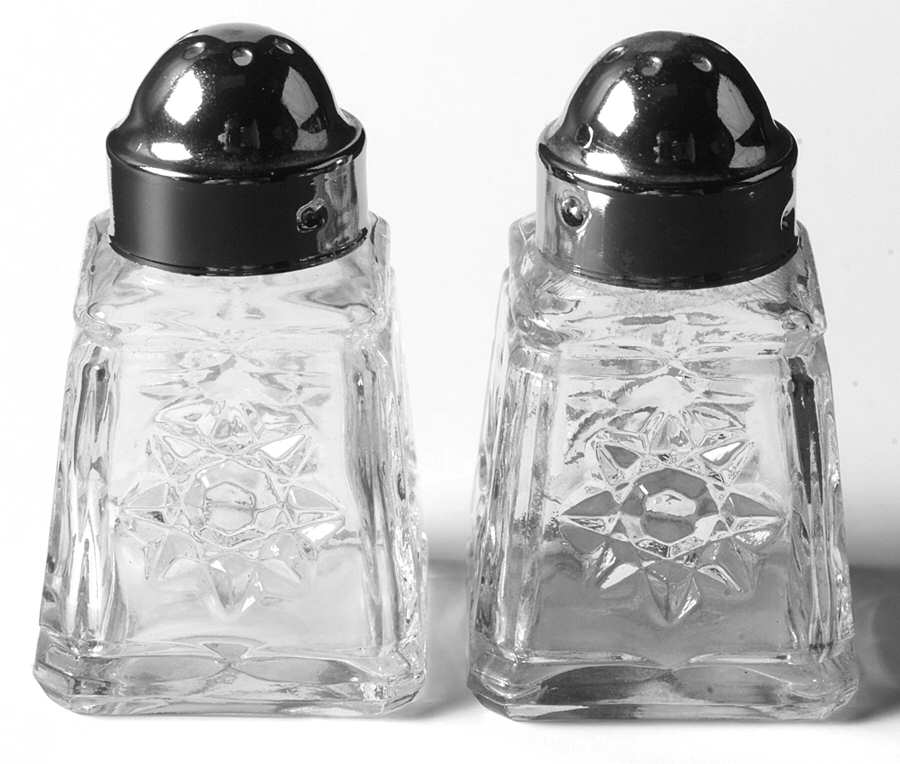 Prescut Clear Mini Shaker Set with Metal Lids by Anchor Hocking-1