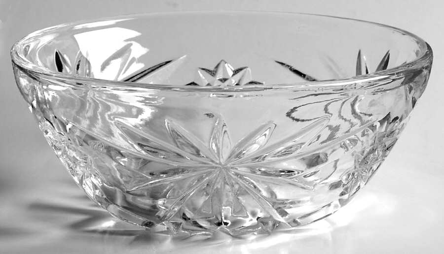 Prescut Clear 5" Round Bowl by Anchor Hocking-1