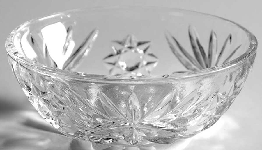 Prescut Clear Small Fruit Dessert Bowl by Anchor Hocking-1