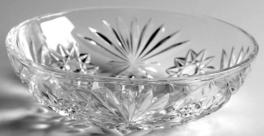 Prescut Clear 7" Round Bowl by Anchor Hocking-1