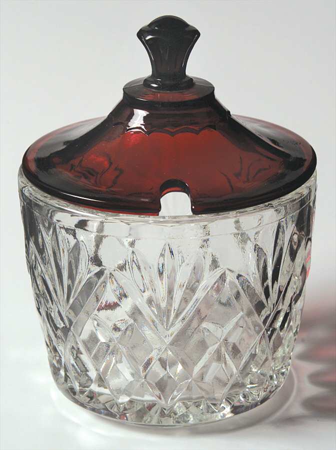 Prescut Clear Marmalade & Lid by Anchor Hocking-1