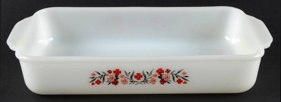 Primrose (Fire King) 10" Utility Pan by Anchor Hocking-1