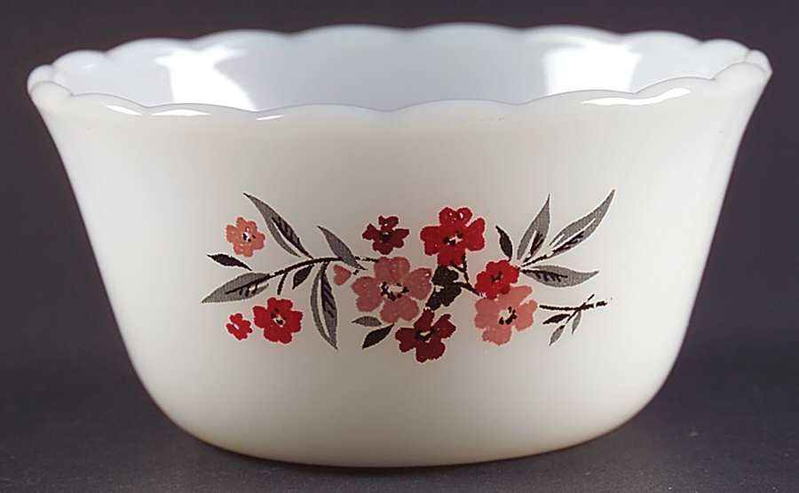 Primrose (Fire King) Custard Cup by Anchor Hocking-1