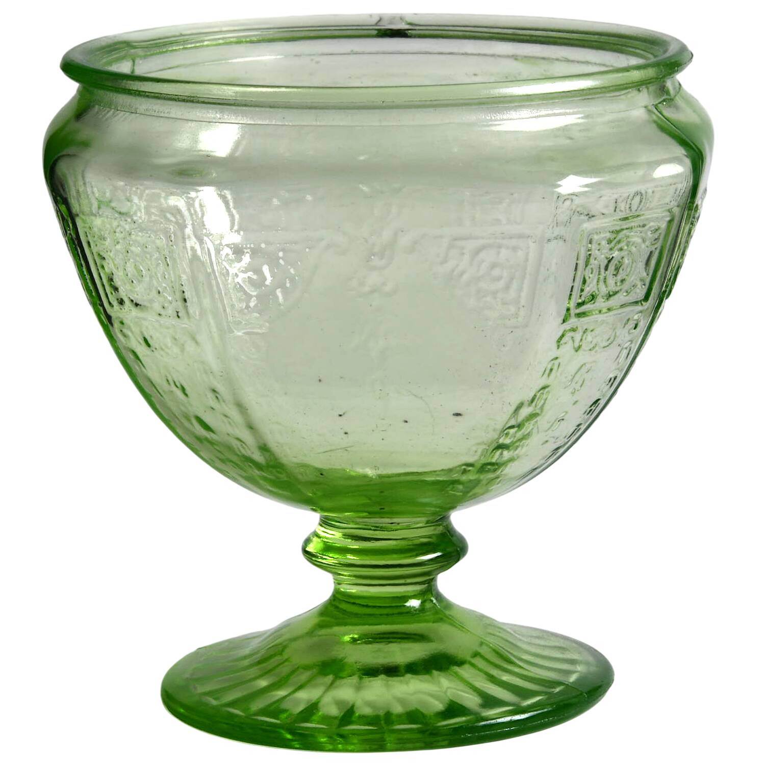 Princess Green Candy Jar No Lid by Anchor Hocking-1