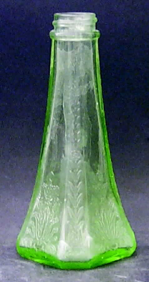 Princess Green Sugar Shaker No Stamped Metal Top by Anchor Hocking-1