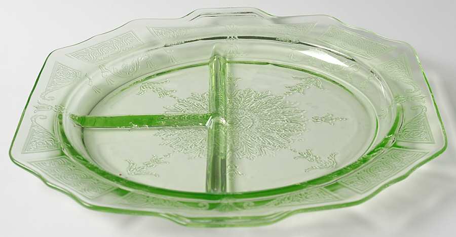 Princess Green Handled Grill Plate by Anchor Hocking-1