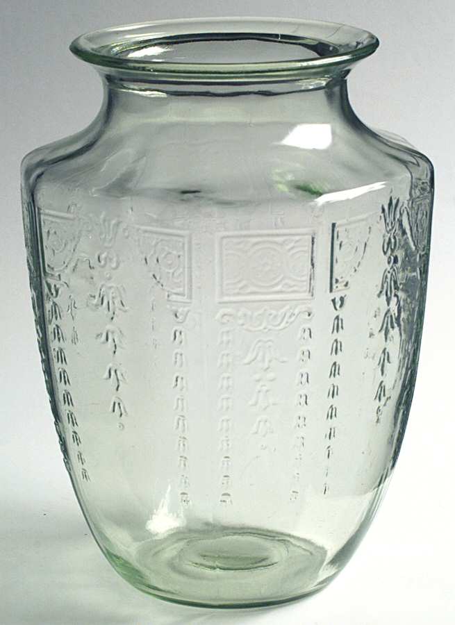 Princess Green 8" Flower Vase by Anchor Hocking-1