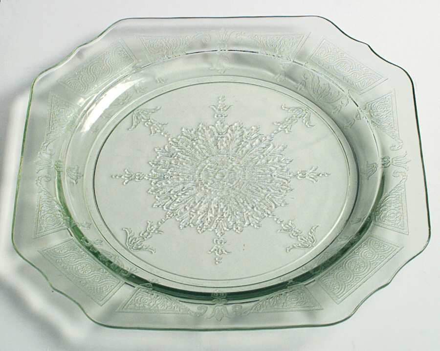 Princess Green 8" Salad Plate by Anchor Hocking-1