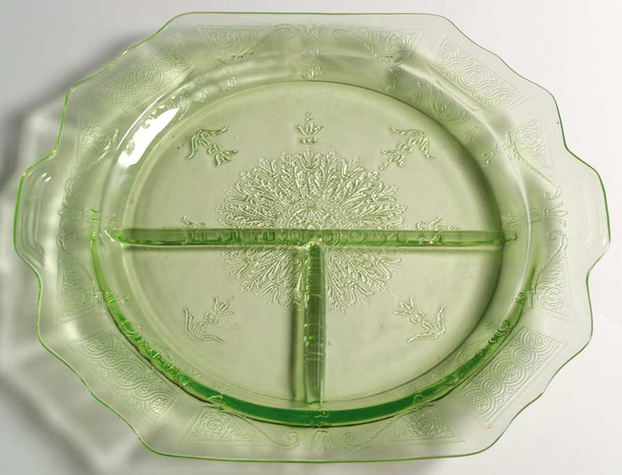 Princess Green Handled Grill Plate by Anchor Hocking-1