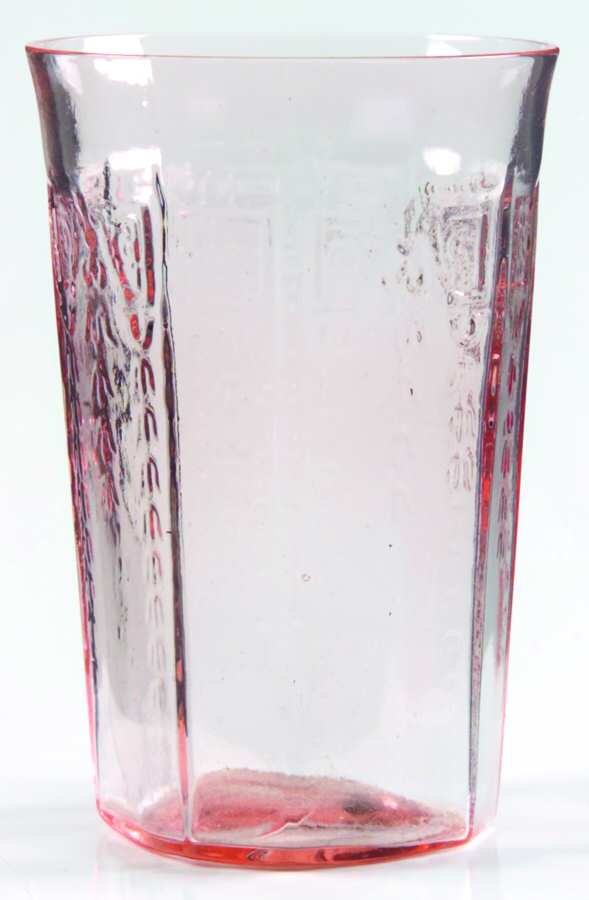 Princess Pink Flat Juice Glass by Anchor Hocking-1