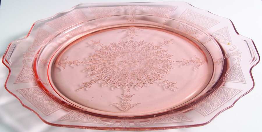 Princess Pink Sandwich Plate by Anchor Hocking-1