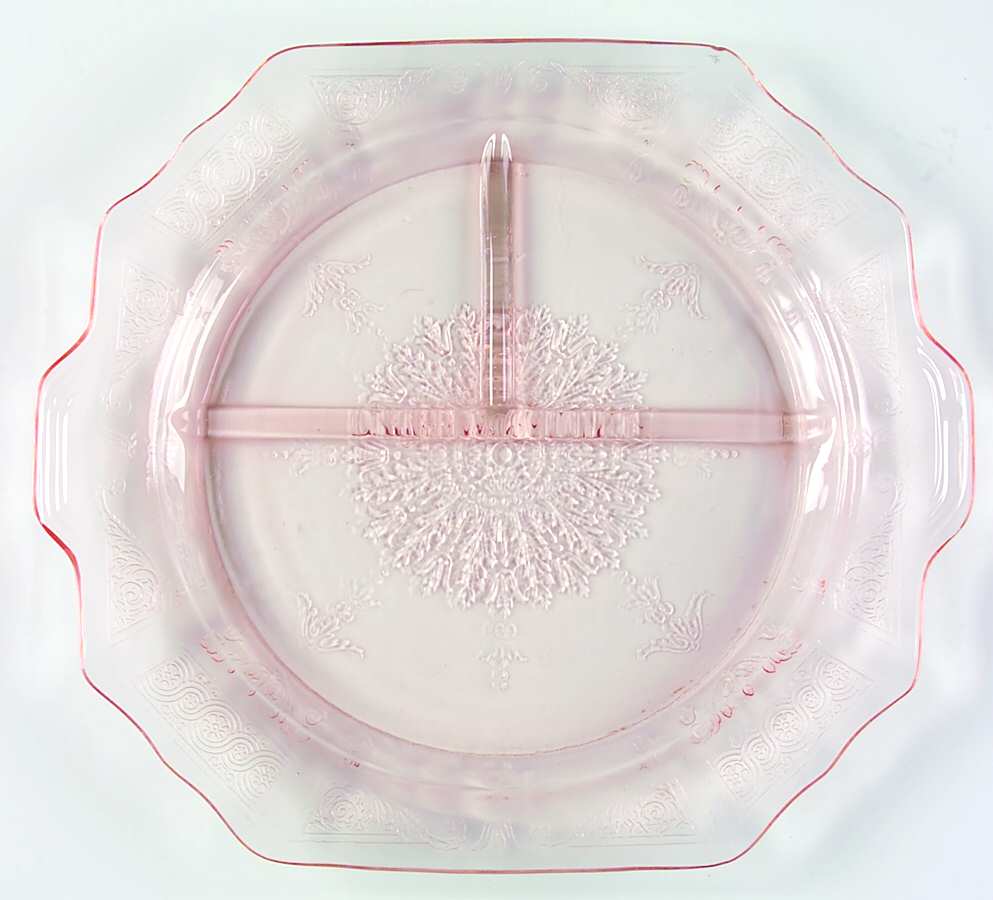 Princess Pink Handled Grill Plate by Anchor Hocking-1