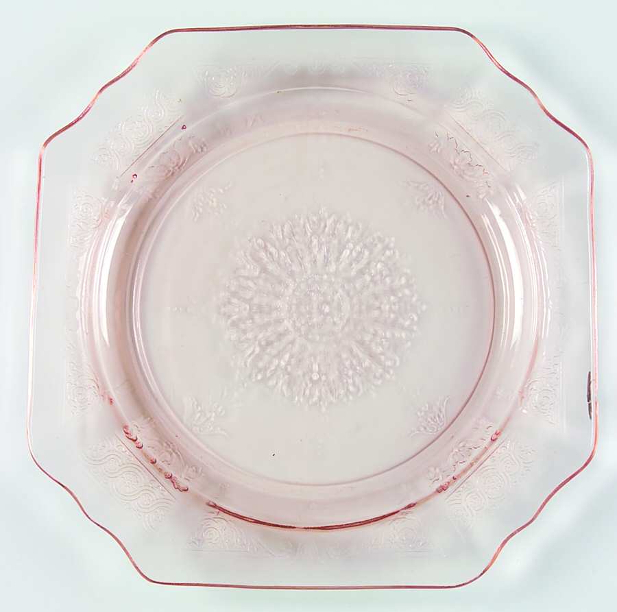 Princess Pink 8" Salad Plate by Anchor Hocking-1