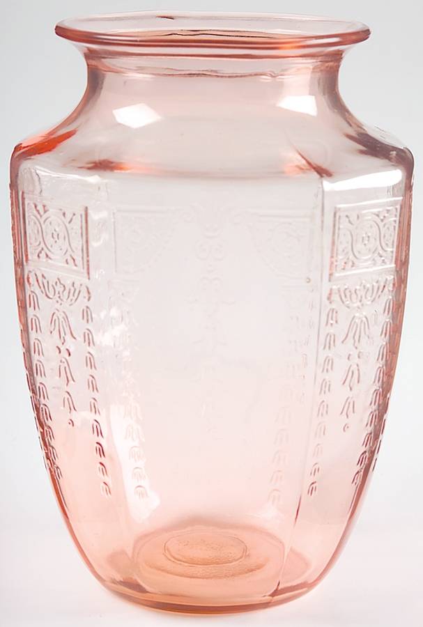 Princess Pink 8" Flower Vase by Anchor Hocking-1