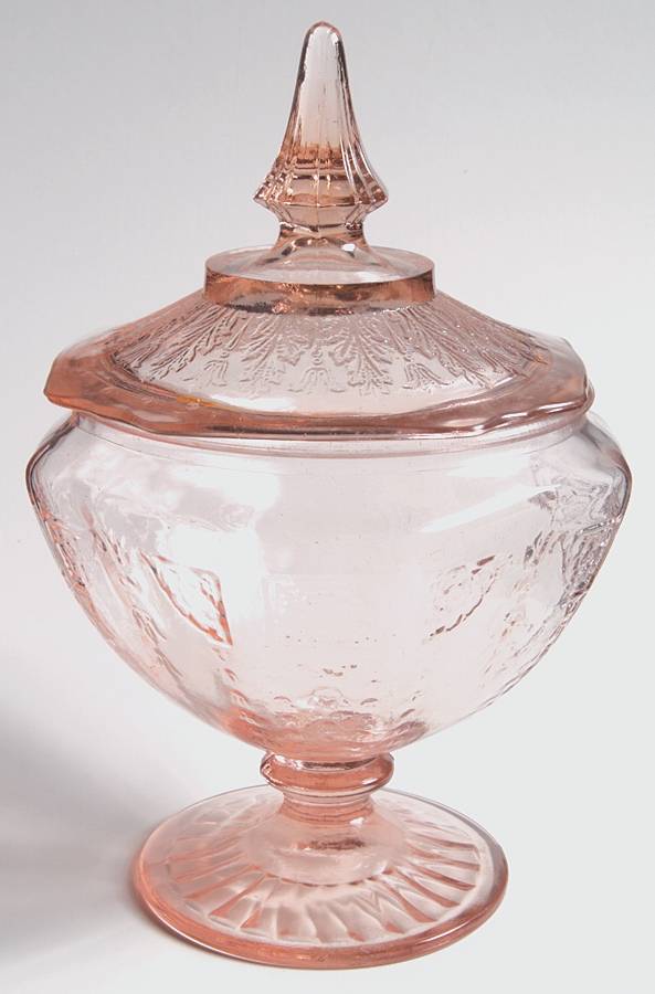 Princess Pink Candy Jar & Lid by Anchor Hocking-1