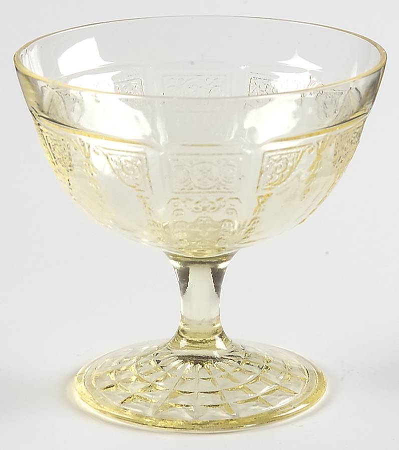 Princess Topaz Champagne/Tall Sherbet by Anchor Hocking-1