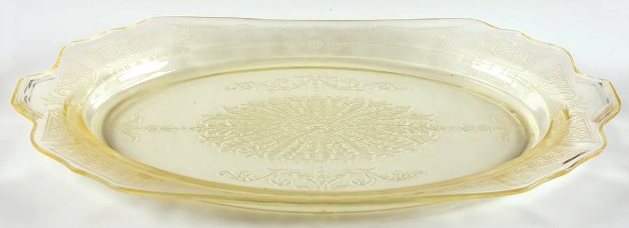Princess Topaz 12" Oval Platter by Anchor Hocking-1