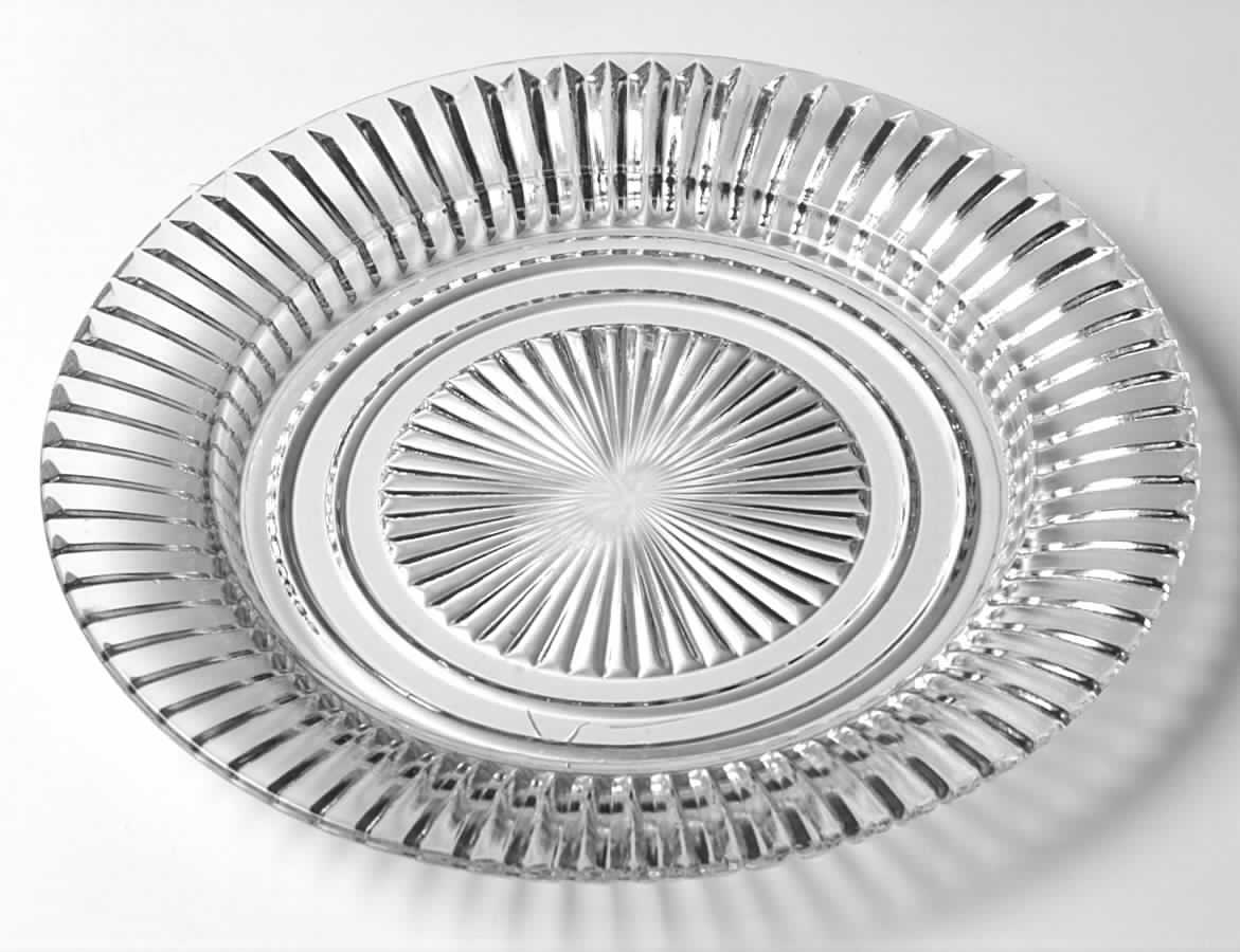 Queen Mary Clear Salad Plate by Anchor Hocking-1