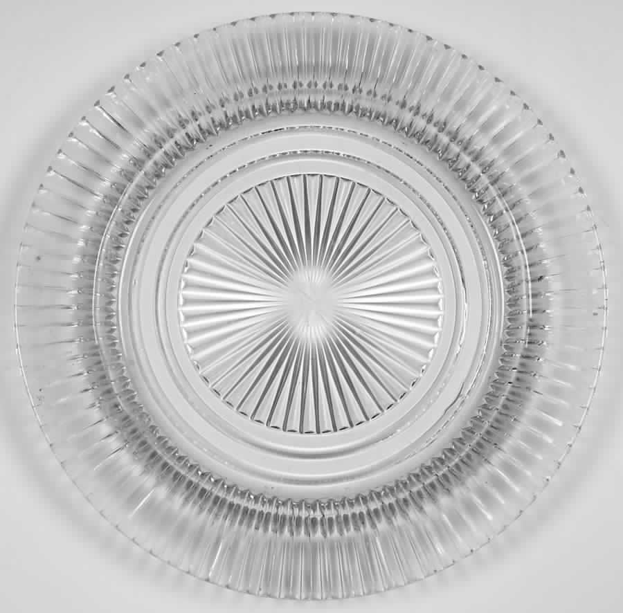 Queen Mary Clear Dinner Plate by Anchor Hocking-1