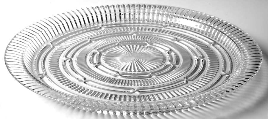 Queen Mary Clear Service Tray by Anchor Hocking-1