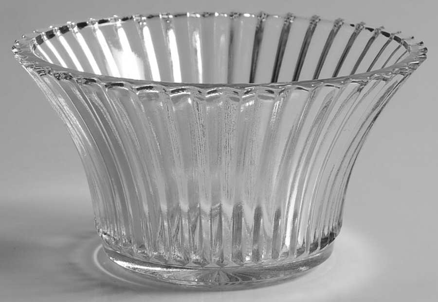 Queen Mary Clear Mayonnaise Bowl, Bowl Only by Anchor Hocking-1