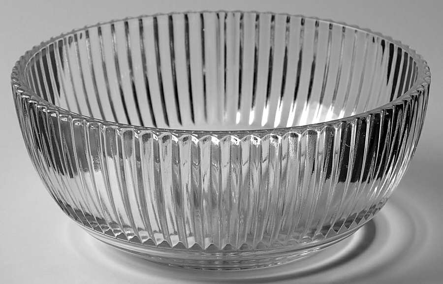 Queen Mary Clear Cereal Bowl by Anchor Hocking-1
