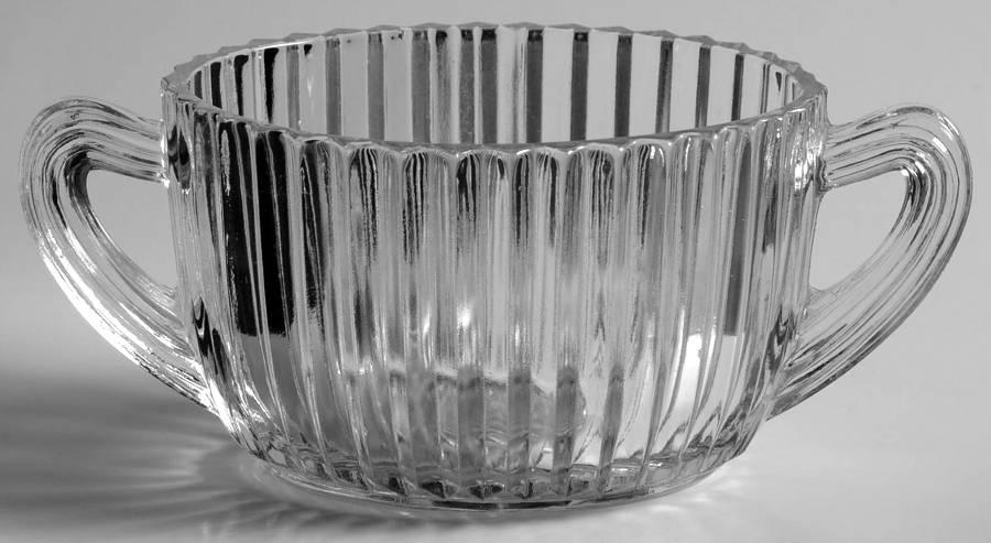 Queen Mary Clear Open Sugar by Anchor Hocking-1