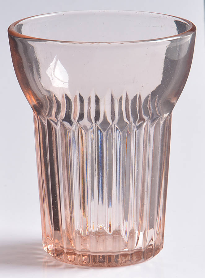 Queen Mary Pink Flat Juice Glass by Anchor Hocking-1