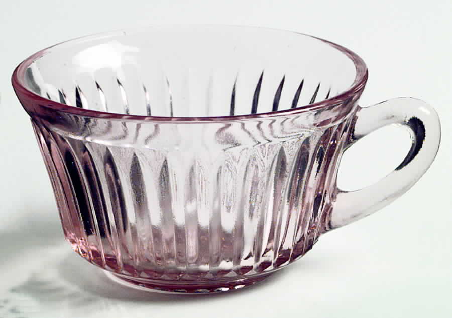 Queen Mary Pink Cup Only by Anchor Hocking-1
