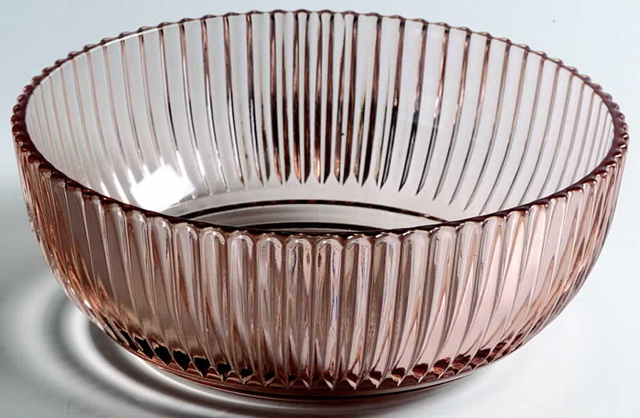 Queen Mary Pink 7" Round Bowl by Anchor Hocking-1