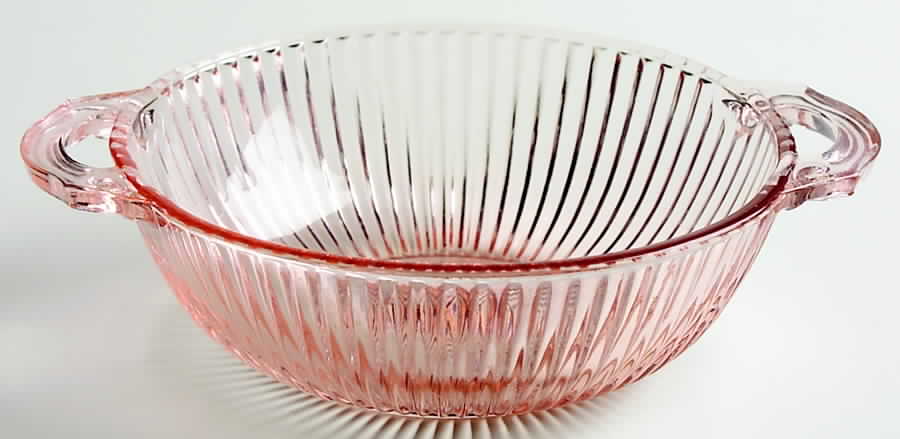 Queen Mary Pink Small Fruit Dessert Bowl by Anchor Hocking-1