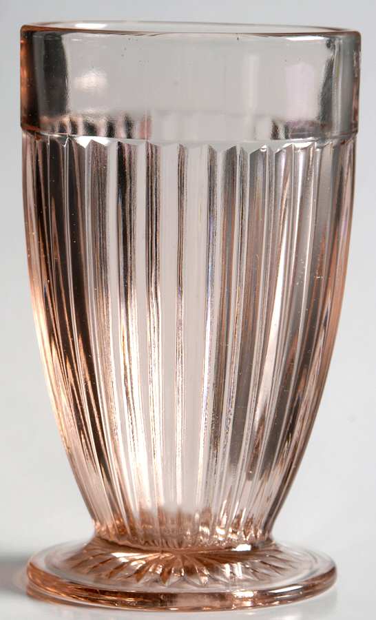 Queen Mary Pink 10 Oz Footed Tumbler by Anchor Hocking-1