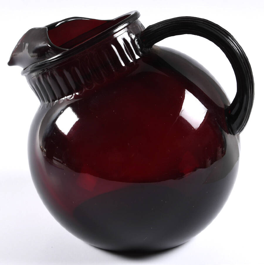 Royal Ruby 80 Oz Ball Jug by Anchor Hocking-1