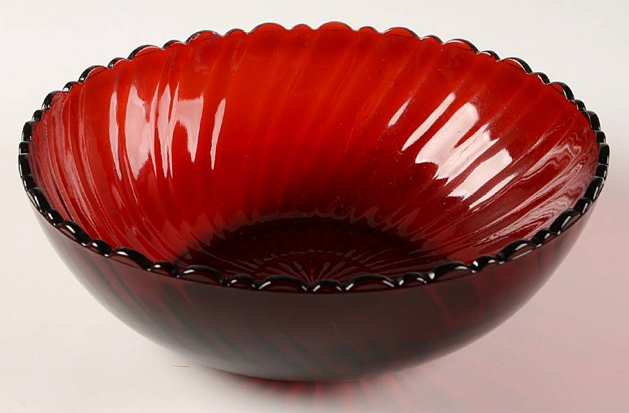 Royal Ruby 6" Round Bowl by Anchor Hocking-1