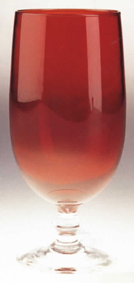 Royal Ruby 10 Oz Footed Tumbler by Anchor Hocking-1
