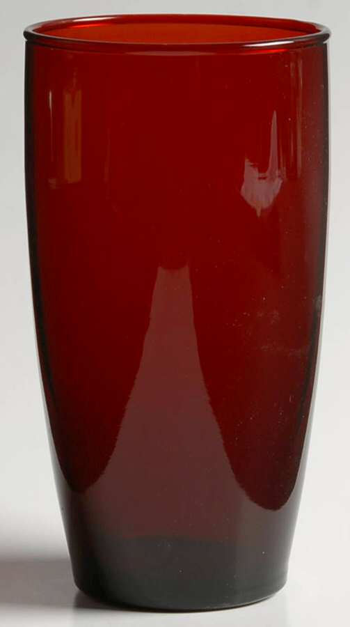 Royal Ruby 12 Oz Tapered Flat Tumbler by Anchor Hocking-1