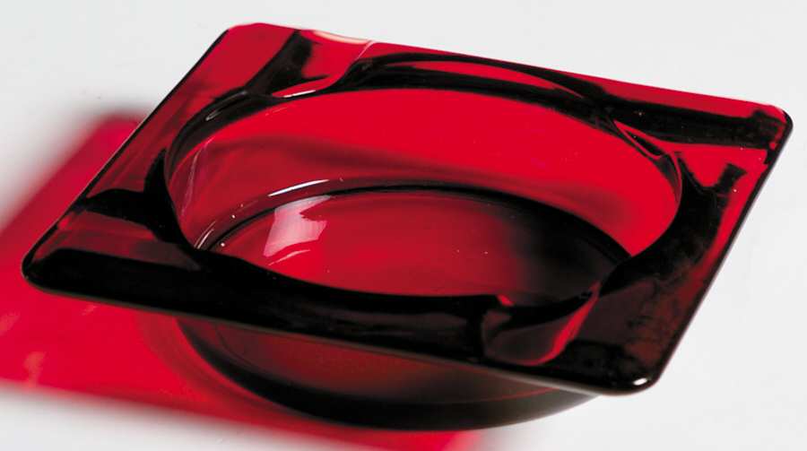 Royal Ruby 4" Ashtray by Anchor Hocking-1