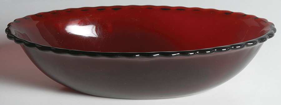 Royal Ruby Oval Vegetable Bowl by Anchor Hocking-1