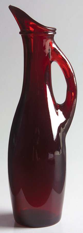 Royal Ruby Vase Pitcher by Anchor Hocking-1