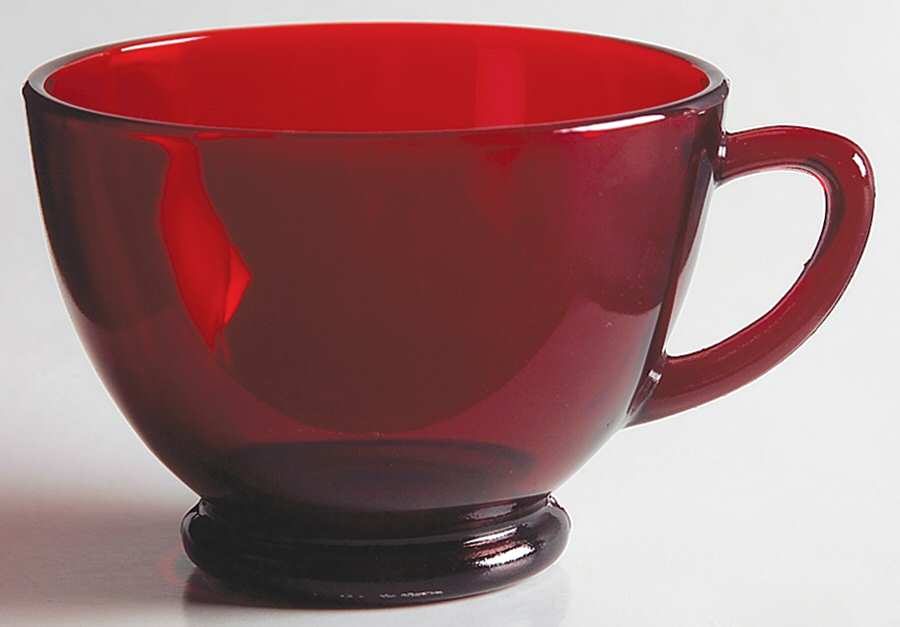 Royal Ruby Punch/Snack Cup by Anchor Hocking-1