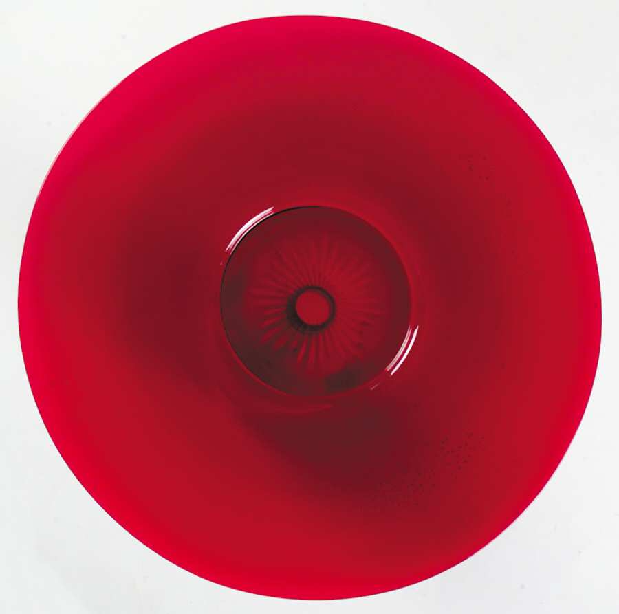 Royal Ruby Salad Bowl, Underplate Only by Anchor Hocking-1
