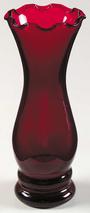 Royal Ruby Bud Vase by Anchor Hocking-1