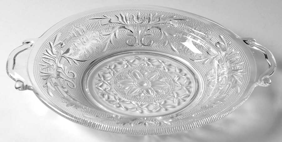 Sandwich Clear Round Butter Dish No Lid by Anchor Hocking-1