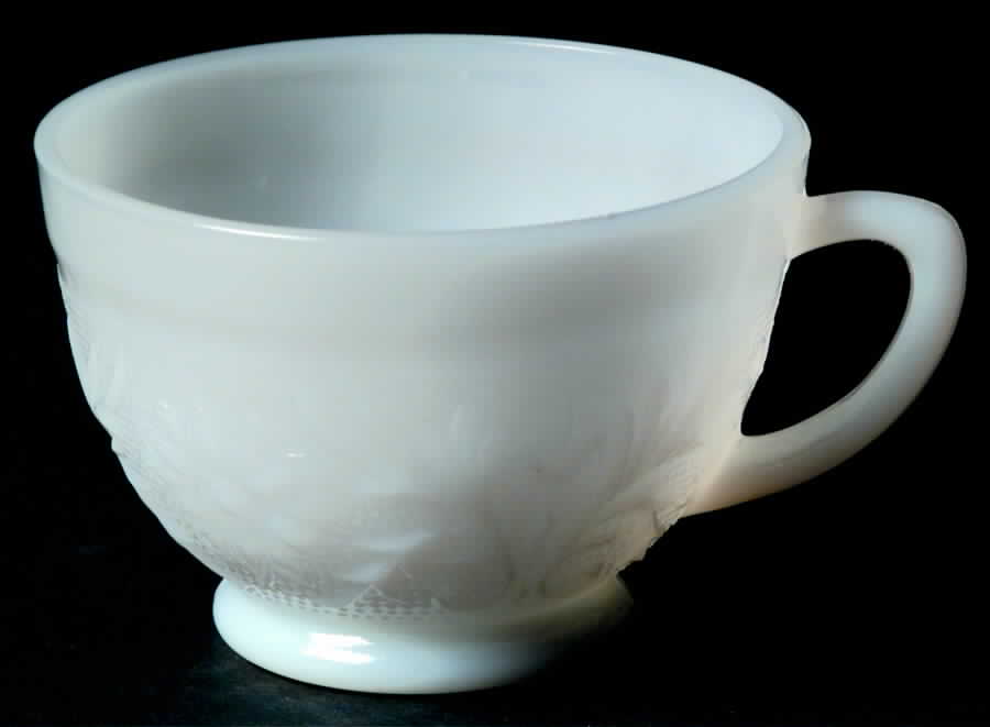 Sandwich White Punch Cup by Anchor Hocking-1