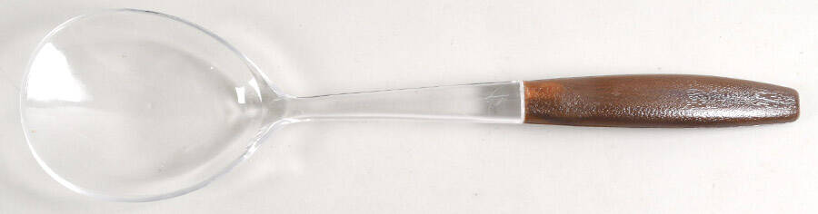 Soreno Avocado Green Plastic Salad Serving Spoon by Anchor Hocking-1