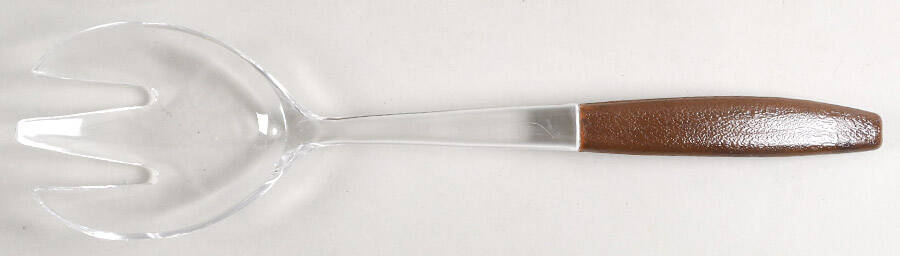 Soreno Avocado Green Plastic Salad Serving Fork by Anchor Hocking-1