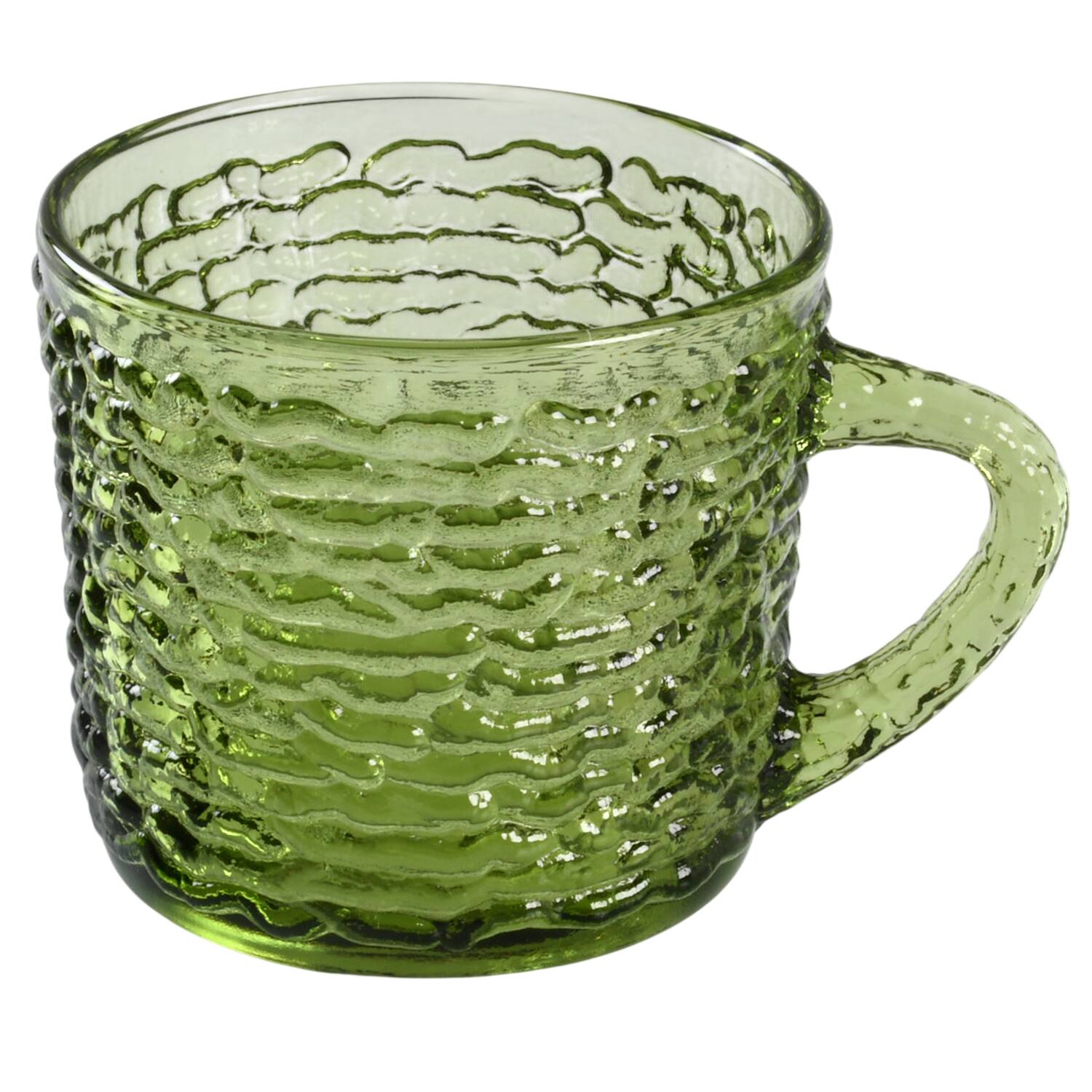 Soreno Avocado Green Punch Cup by Anchor Hocking-1