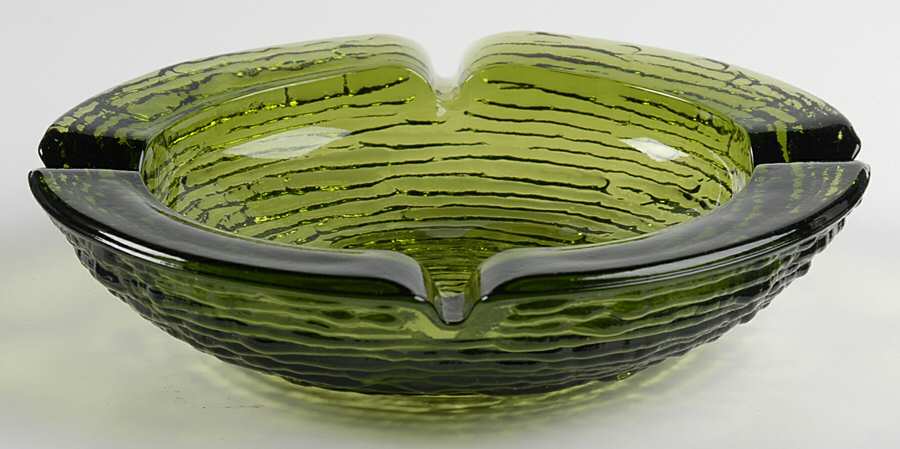 Soreno Avocado Green Ashtray by Anchor Hocking-1